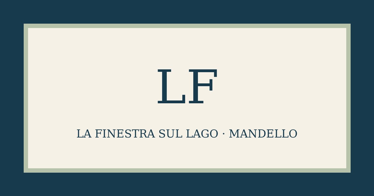 Logo La finestra sul lago
